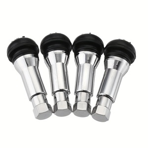 Tiges de valve tubeless Tr414ac avec noyaux de valve pour la réparation et le remplacement des pneus de voiture, en caoutchouc de type American Mouth - Product Image 2