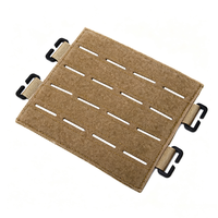 Panneau tactique Molle 15,24*14CM avec crochet et boucle pour sac à dos, découpe laser