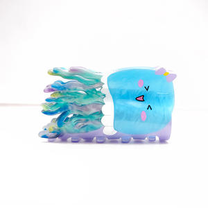 Pinces à <span class=keywords><strong>cheveux</strong></span> à l'acide acétique imprimées de dessins animés colorés pour femmes et filles - Product Image 3