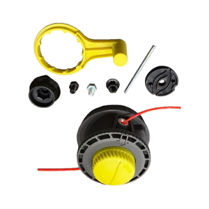 Tête de coupe OEM 314608005 compatible avec <span class=keywords><strong>Ryobi</strong></span> Reel Easy+ concave convexe à alimentation par axe droit Ry15526 Ry15527 Ry15529 - Product Image 4