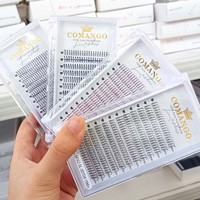 Extensions de cils scintillantes Stardust Fairy, cils individuels lumineux et fantaisistes, couleur Cilias, look de fête d'Halloween