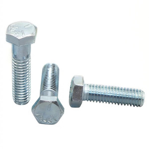 Tornillos de <span class=keywords><strong>cabeza</strong></span> <span class=keywords><strong>hexagonal</strong></span> 1/4 <span class=keywords><strong>3</strong></span>/<span class=keywords><strong>8</strong></span> 5/16 UNC UNF Tornillos de <span class=keywords><strong>cabeza</strong></span> <span class=keywords><strong>hexagonal</strong></span> galvanizados externos con rosca parcial completa Acero al carbono DIN933 - Product Image 2