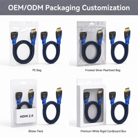 Solo Venta al por Mayor de Cable HDMI 2.0 de Alta Velocidad, 18Gbps, 4K 60Hz, Macho a Hembra, 2m