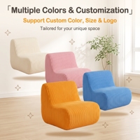 Sofá/Sillón Puff Esquinero Cómodo para Niños, sin Estructura, Envasado al Vacío, de Fabricante Chino