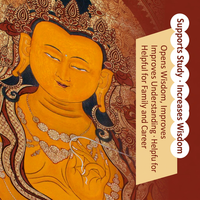 Toile Thangka tibétaine encadrée avec impression numérique pour décoration murale Bouddha, idéale pour salon, bureau, entrée