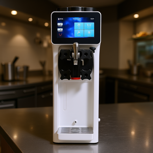 Máquina de Helados Comercial D0100HADGDV, 1000W, Pantalla Táctil, Tolva de 4L, Monofásica, Blanca, de Mostrador, para Helado Suave - Product Image 2