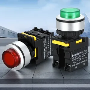 30 mét Led illuminate nhô ra đẩy nút Thiết bị chuyển mạch IP65 nhựa không thấm nước <span class=keywords><strong>Power</strong></span> On Off chuyển đổi nút với ánh sáng - Product Image 6