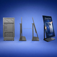 Écran publicitaire LCD portable ultra-fin de 55 pouces à angle réglable pour affichage de menu, utilisation intérieure et applications de vente au détail