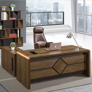 Liyu Best price Excellent quality office furniture Modern Executive desk luxurious boss table bureau