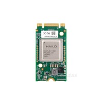 Kit d'IA Raspberry Pi 5, module d'accélération d'IA Hailo avec Raspberry Pi M.2 HAT+, puissance de calcul de 13 Tops, Raspberry Pi 5 HAT