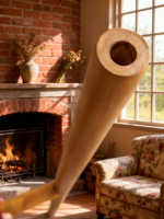 Bâton de soufflage en bois personnalisé pour foyer, style classique, fabriqué en Chine, sûr et facile à remplir, avec logo et design personnalisés