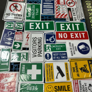 سيكورون خطر مخصص أمازون حار بيع الصدأ معدن الألومنيوم السلامة خطر تحذير مجاني للتوعية بالسلامة - Product Image 2