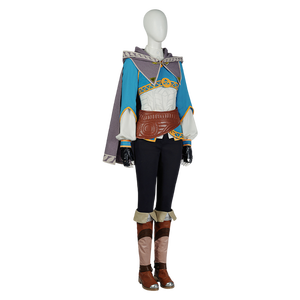 กำหนดตำนานของ Zelda: น้ำตาแห่งอาณาจักรจำลอง Zelda sayre ชุดคอสเพลย์สำหรับผู้ใหญ่ภาพยนตร์ฮาโลวีน - Product Image 4