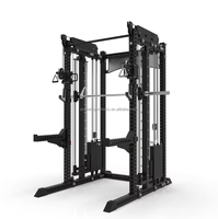 Máquina de poleas con contrapeso para uso comercial - Modelo de acero al carbono con pila de pesas de 90KG/120KG (opcional) 2:1