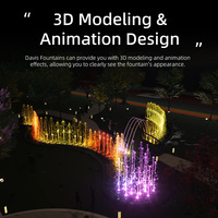 Fuente Vertical con Animación 3D, Acero Inoxidable 304, Diseño Moderno Ecológico, Fuente Infantil para Parques y Plazas