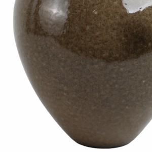 Vaso ovale smaltato moderno in gres porcellanato per decorare soggiorno, camera da letto, ufficio e tavolo. - Product Image 5