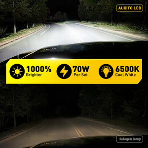 AUXITO official factory shop Newest Super bright H7 canbus ready 100W Car Headlights Auto Led Headlight blub - Product Image 2