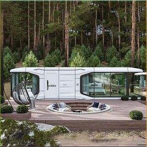 Hôtel de luxe de conception française, marque MK, Space Pod, cabine préfabriquée imperméable et ignifuge, système solaire, maison conteneur à panneaux sandwich - Product Image 3
