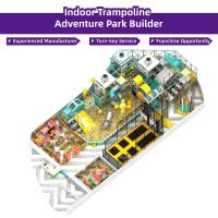Équipement de terrain de jeu intérieur Betta, aire de jeux souple avec toboggan pour enfants, pour utilisation dans les parcs d'attractions