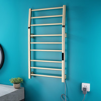 Radiateur de salle de bain chauffant électrique mural intelligent avec thermostat Porte-serviettes de bain et sèche-linge pour hôtels