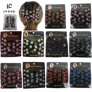 Peineta Mágica Plegable IFOND Hecha a Mano con Cuentas Florales, Multifuncional, para Peinados de Mujer - Product Image 2