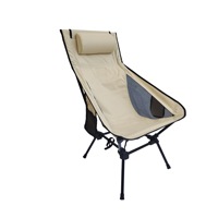Chaise de camping pliable portable en bois massif moderne en gros pour la pêche en plein air, la plage, les pique-niques, transfrontalier