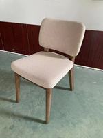 Chaise de salle à manger en bois design moderne à usage commercial pour la salle à manger Hôtel Outdoor Home Bar Park Très populaire pour les restaurants