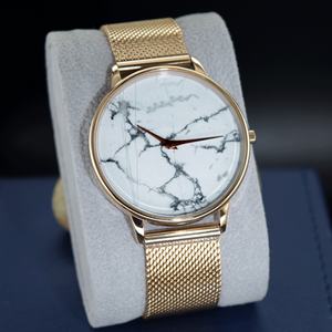 Reloj Analógico Ultrafino de Mármol para Hombre, Caja de Acero Inoxidable, Resistente al Agua, Regalo de Cumpleaños para Hombre - Product Image 4