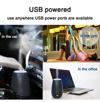 Mini humidificateur d'air USB portable OEM, lampe LED, diffuseur d'aromathérapie, humidificateur ultrasonique 60 ml, humidificateur intelligent pour voiture et maison