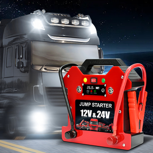 MAXCELLENT Démarreur <span class=keywords><strong>de</strong></span> secours portable <span class=keywords><strong>12</strong></span>/<span class=keywords><strong>24V</strong></span> au lithium-ion rouge avec <span class=keywords><strong>chargeur</strong></span> <span class=keywords><strong>de</strong></span> <span class=keywords><strong>batterie</strong></span> et <span class=keywords><strong>booster</strong></span> <span class=keywords><strong>de</strong></span> puissance pour semi-remorques - Product Image 2