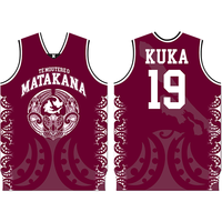 Singlet Basket Desain Tribal Kustom Gaya Polinesia Bahan Bernapas Pakaian Tim Atletik Grosir