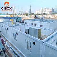 Cbox Vente en gros de maisons préfabriquées modulaires mobiles, détachables, pour hôpitaux, bureaux, projets, départements, logements abordables, conteneurs