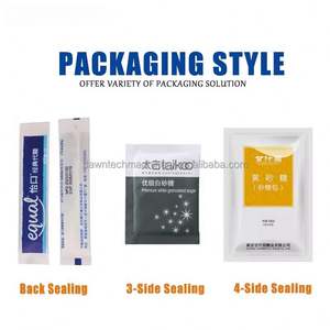 Machine de remplissage et d'emballage entièrement automatique pour sachets de sel, poivre et sucre de 1 kg (1G 2G) pour petites entreprises - Product Image 4