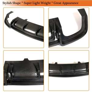 Diffusore Posteriore in Fibra di Carbonio per Auto, Labbro Inferiore del <span class=keywords><strong>Paraurti</strong></span> per <span class=keywords><strong>Audi</strong></span> S5 <span class=keywords><strong>A5</strong></span> B9 2017 2018 2019 Coupé Sportback 2 Porte 4 Porte - Product Image 6