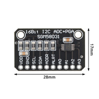 Placa de Desarrollo de Conversión de Adquisición de Datos ADC Analógico-Digital de 4 Canales y 16 Bits de Alta Precisión SGM58031 con Interfaz I2C