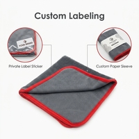 Serviette de séchage en microfibre torsadée monocouche parfaite, ultra absorbante, séchage rapide, sans peluches, pour le lavage de voiture