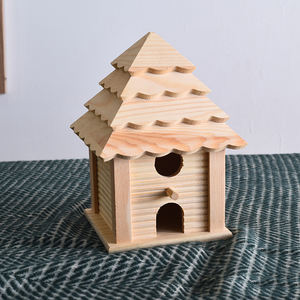 Sıcak satış asılı özelliği şık oturma odası aksesuarı sürdürülebilir ahşap Birdhouses moda stil standı kuş - Product Image 1