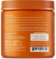 WANZIBEI Friandises calmantes Aide au stress et à la détente pour chiens Suppléments et vitamines pour animaux de compagnie Friandises à mâcher Snack avec emballage OEM