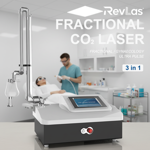 جهاز ليزر ثاني أكسيد الكربون الجزئي 30 واط معتمد طبياً بطول موجة 10600 نانومتر لإزالة الندبات وشد المهبل وتجديد البشرة - Product Image 1