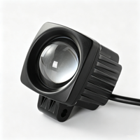 Nouvelle lumière de zone de sécurité pour chariot élévateur, LED rouge et bleue de 2,4 pouces, étanche IP67, avec faisceau lumineux clignotant de 1800 lumens pour entrepôt