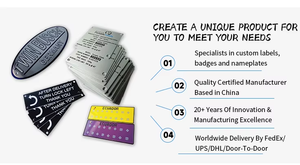 Targhetta Personalizzata con Logo Elegante in Acciaio Inox Placcato Oro, Badge Metallico Personalizzato - Product Image 5