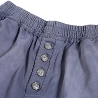 Celana Panjang Pria Model Vintage Wide Leg Berkualitas Tinggi 100% Katun Kancing Logam Aplikasi Huruf Cetak Digital Vintage