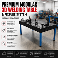 Plateforme de soudage 3D modulaire anti-éclatement avec accessoires complets – Table de soudage flexible pour l'assemblage de cadres de moto