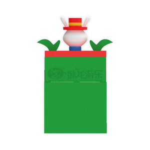 Tobogán Inflable con Diseño de Conejo Mago WOLONG, Doble Carril, Material de PVC de 0.55 mm, Certificado CE-EN71/EN76/EN14960, Fácil de Instalar - Product Image 6