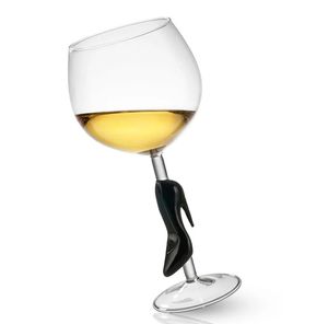 Verre à vin à tige à talon haut 3D personnalisé en gros gobelet ménager verre à vin blanc bordeaux - Product Image 1
