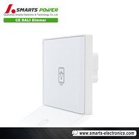 Interrupteur mural tactile led intelligent, variateur de lumière uk, 230v, pour ampoule led, livraison gratuite