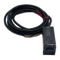 Sensor Fotoelektrik Tipe Through-beam KEYENCE Jarak Deteksi 30m IP67 Tahan Minyak Saklar Deteksi Industri Warna RGB