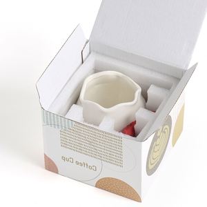 Tasse à café en céramique personnalisée blanche - Product Image 4