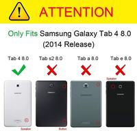 Casing Anti Benturan HGD untuk Samsung TAB 4 8 Inch 2014 T330, Ringan, Dilengkapi Pegangan dan Penyangga, Pelindung Tahan Lama untuk Anak