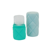 Moule en silicone pour rouleau de glace facial réutilisable pour le visage, les femmes et les yeux, le cou, le froid, le congélateur, réduit les poches sous les yeux, soulage les maux de tête